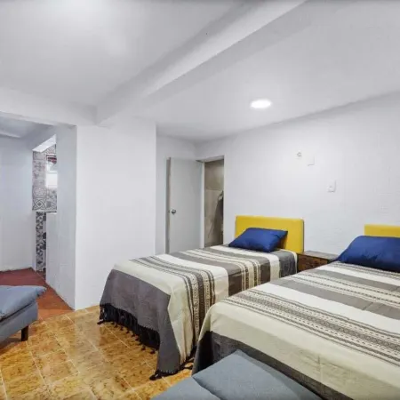 Casa Nance Alojamientos Xaman HÁ Centro Mercado 28 y Ado Suite Familiar 3 Personas