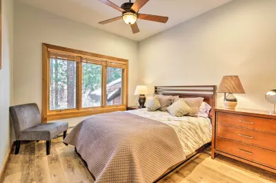 Deck with Forest Views Incline Village Townhome
