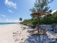 Secluded Private Pink-Sand Beach-Front Grand 3-Home Mediterranean Estate w/Pool