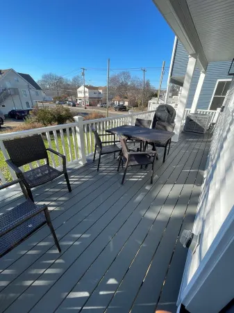 Brand new house with water views just steps from beach!