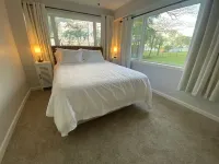 Monkey Island Escape sleeps 8, surrounded by nature with views of Grand Lake.