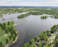 Serene Modern Lakefront Escape: Kayaks, Fishing, Firepit, Private Dock Hotel a Kinderhook