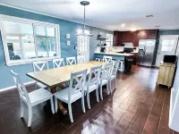 Private 4-bed/3 bath house with putt-putt golf, heated pool, and hot tub.