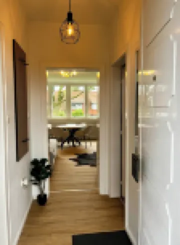 Modern vacation apartment Studio LANA in the heart of Bad Zwischenahn in the first row