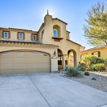 Luxe Goodyear Home w/ Serene Backyard & Game Room