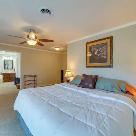 Spacious Arkansas Abode w/ Balcony & Fire Pit!