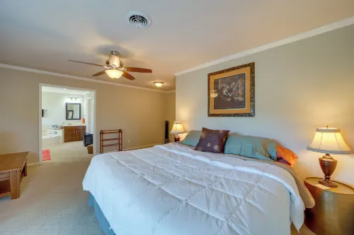 Spacious Arkansas Abode w/ Balcony & Fire Pit! - 3-Star