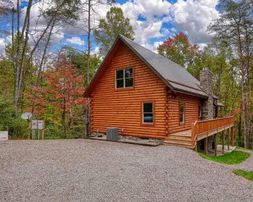 Rose's Retreat Cabin at Trickle Creek マリオンのホテル