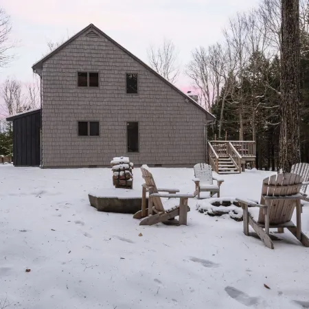 Catskills Mountain Home Near Windham w/ Fireplace & Open Living Deer Run Lodge by Avantstay