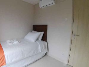 Apartemen 76 m² dengan 2 kamar tidur dan 1 kamar mandi pribadi di Mangga Dua