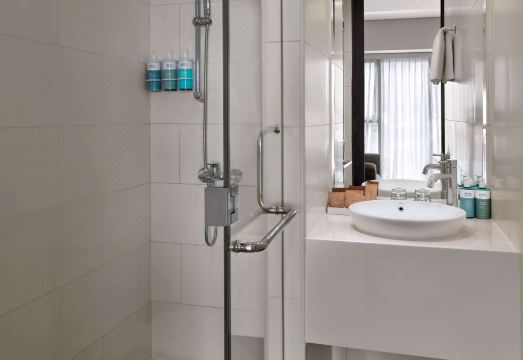 노보텔의 가족용 객실 내부