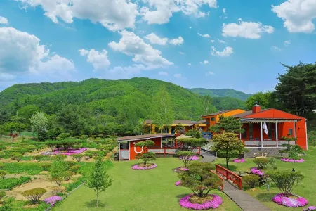 Hoengseong the Stardust Pension Отели рядом с достопримечательностью «Hoengseong Welli Hilli Park Ski Resort»