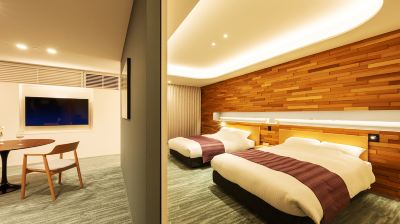 スイート(ツインベッド) 白神山地　ホテルゆとりあ藤里の写真