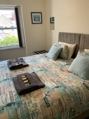 Second Floor recently renovated apartment on quiet street in central Llandudno