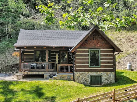 CastAway Waterfront Rustic Cabin Very Private With Outdoor Cabana