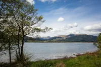 Cottage On Pier, Holy Loch Shore, Sea And Mountain Views, listed building 1830