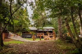 Family Cabin on Cowlitz River-Covered Deck/Hot Tub/Games! Pet Friendly!