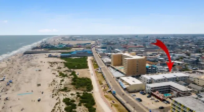 Great Beach Condo Right Near the Boardwalk Awesome Rooftop Views of the Ocean