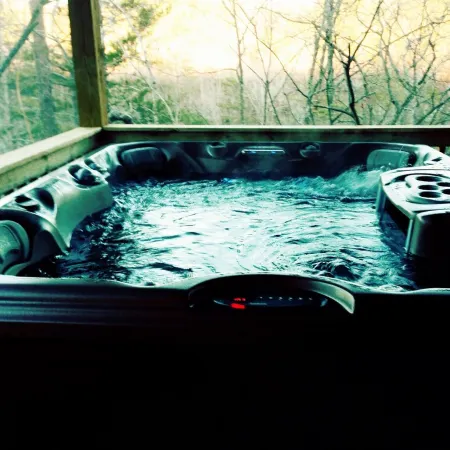 2BR/2Bath1800's Original Secluded Romantic River Mountain Cabin Therapy Hottub