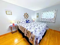 Johnson Homestead. One level living, ocean view with semi-private beach access.