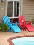 Tropical Breeze 🌞Heat Pool ✅Wifi ✅Fenced ✅Boat/RV Park ✅Kayak Bikes ✅Near Beach