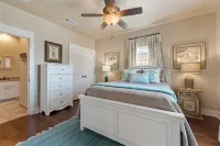 Luxury Beachfront~Ground level Palapas Bar~ Hot Tub ~ private walk over bridge