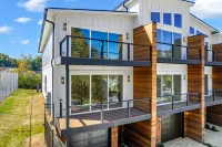 Private Outdoor Decks and Modern Amenities - Elegant Townhome Retreat