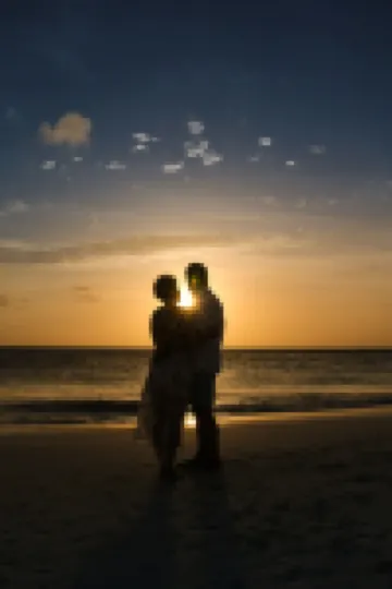 Palm trees, Private pool, Minutes from fabulous beaches.