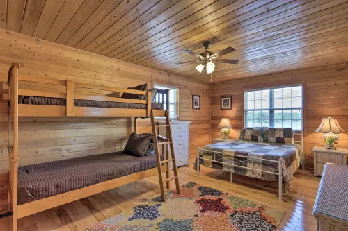 House w/ Dock + Slide Situated on Lake Sinclair! - 3-Star