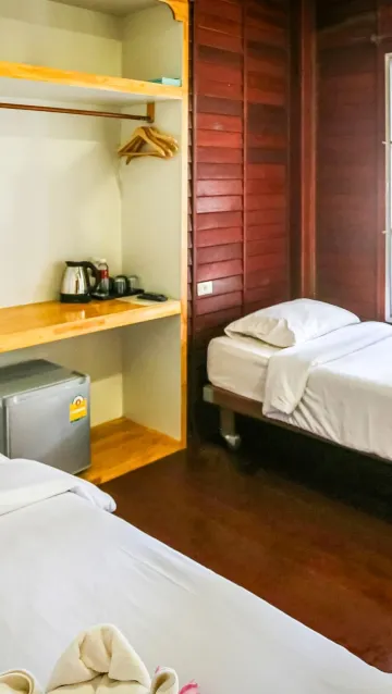 บังกะโลมาตรฐาน, เตียงแฝด 2 เตียง, วิวสวน