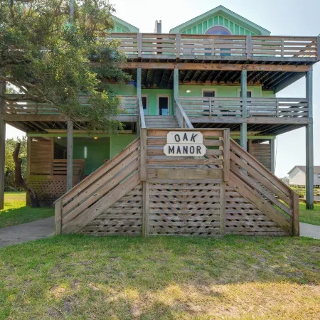 Quiet Hatteras Duplex with Decks ~ 1 Mile to Beach