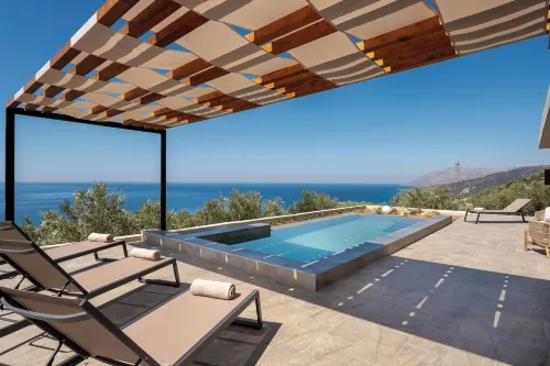 Villa Keras With Sea View - Ocean View
