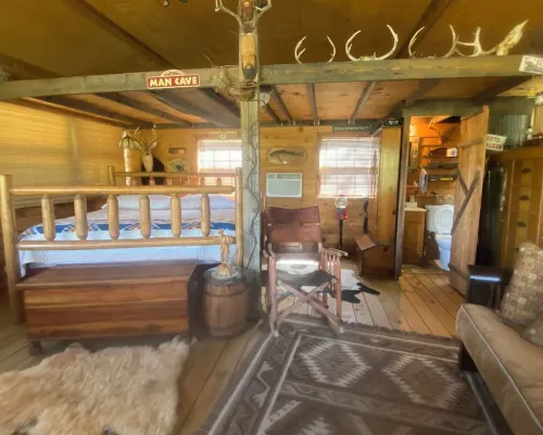 The River Cabin at Camp Miramichee Falls in Hardy, AR Hotels in Sharp County