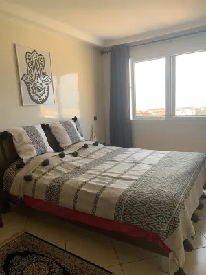 Appart Taghazout BAY 2 chambres terrasse vue mer Hôtels à : Tamraght Ouzdar