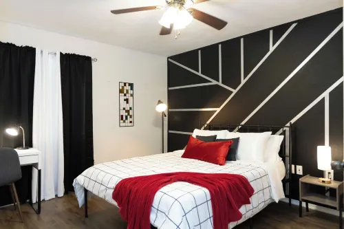 Rustic Luxe Loft: A King Bed Hideout with Edge