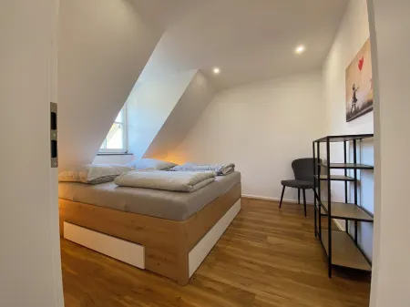 Vacation apartment Scheuring 2nd floor north Отели в г. Нордхайм-на-Майне