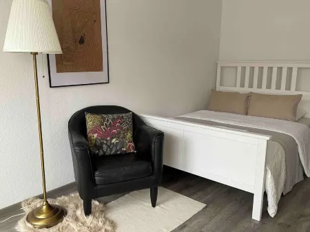 Renovated loft with parking space and balcony Отели в г. Лёррах