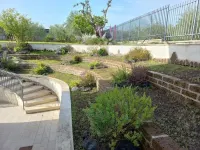 Vacation with family or friends in Pompeii in apartment with garden and parking space