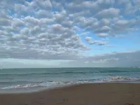 House in a gated community on Sonho Verde beach