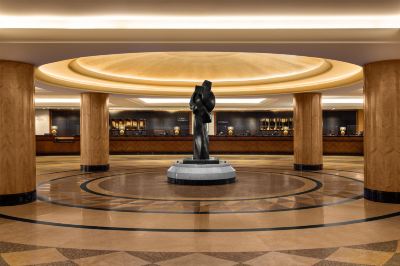 共有エリア ニューヨーク ヒルトン ミッドタウンの写真