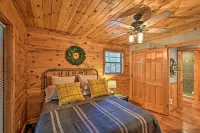 Blue Ridge Mtns Creekside Cabin w/ Hot Tub + Pier!