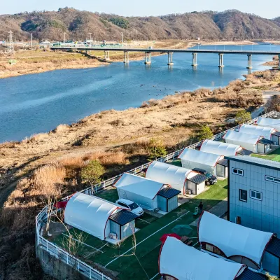 Yeoncheon Jun 3 Brothers Glamping 鄰近漢灘江觀光地的酒店