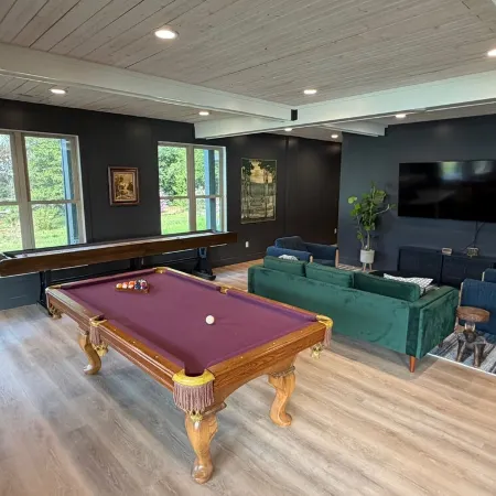 Gorgeous Lakefront Home with Mountain Sunset Views & Hot Tub!