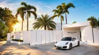 White Curve Villa - parking