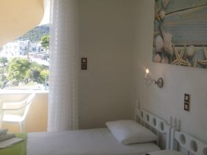 Twin Room in Front of Agia Marina Beach