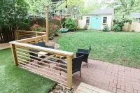 The City Cottage, pet friendly, walk to shops, food & NCSU Hotels near Home Accent Furnishings by Capital Bargain Barn
