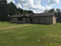 Private Lake House on 16 +/-  wooded acres, 80 + acre lake, 55 foot deep!! Hotels in Iron County