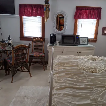 Beautiful Ocean Front Studio with direct beach and access to a deck.