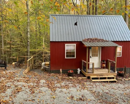 Raccoon Lodge at Coops Creek Cabins Hotels in Dunlap