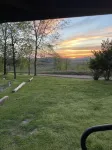Rustic log cabin in the woods with great sunset views